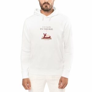 Je suis disponible. En theorie. Unisex Lightweight Hoodie